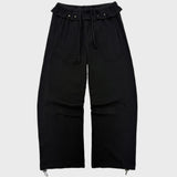 CARROT PANTS IN BLACK