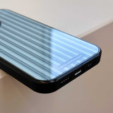 [Glass]  Stripe case(green)
