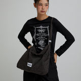 LEOPARD SUEDE ECO CROSS BAG