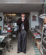モノツータックワイドスラックス