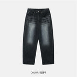 ディープオーロラカーブデニムパンツ – S, M, L (3 Colors)