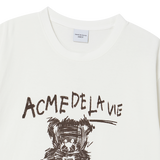 25SS ドローイングベアショートスリーブTシャツ クリーム