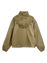 glossy wind jumper (silver)