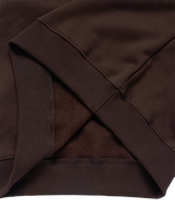 25FW BASIC LOGO NAPPING SWEATSHIRT DARK BROWN