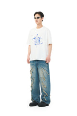 ROCK LOGO TEE - VINTAGE WHITE