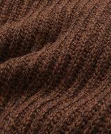Women’s Knit Zip-Up Cardigan Brown