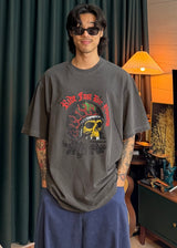 ファストダイヘビーピグメントショートスリーブTシャツ 4カラー