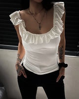 Shoulder Frill Sleeveless (3C)