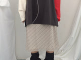 Number-printed color long sleeve
