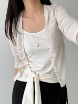 breeze button cardigan