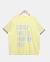 シホ レタリング ショートスリーブ Tシャツ