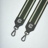 Line x Cone Leather Shoulder Strap