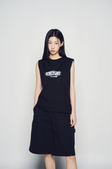25SS ユニバースグラデーション ウィメンズスリーブレス ブラック