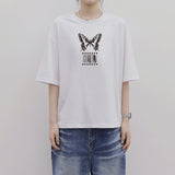 HOLY BUTTERFLY OVER FIT SHORT-SLEEVED T-SHIRT_WHITE