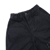 XP276 Tian Stud Wide Denim Pants (BLACK)