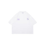 HIERARCHY STUDIOS Unsolved - ホワイトワイドヘビーウェイトオーバーサイズTシャツ