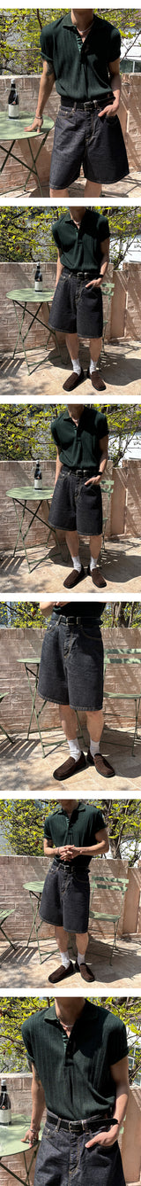 [S/S] ノンペイドバミューダパンツ