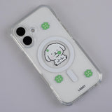 [MADE]TTUMARO Four-Leaf Clover MagSafe Clear Phone Case