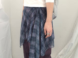 U-Neck Three-Quarter Slim Line Cotton Top