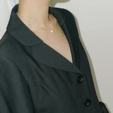 Single dew necklace