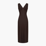 Olivia Dress in Espresso
