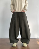 Gent Double Knee Curved Pants
