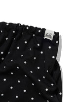 ドット シャーリング レッグウォーマー(BLACK)