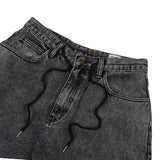 CARPENTER LOOSEFIT DENIM PANTS STONE BLACK