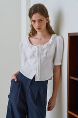 Work nylon pants_navy