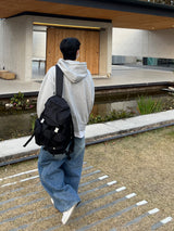 Basic Two-Way Hood Zip-Up (2 Colors)