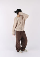 PUFFY CUTOUT KNIT