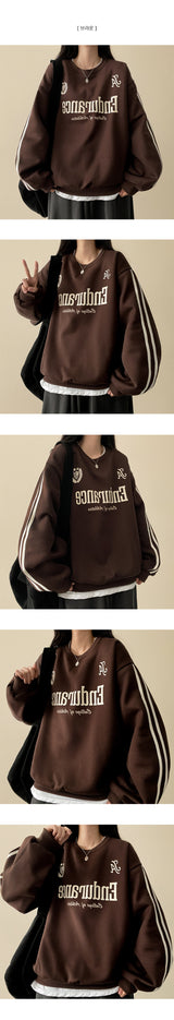 Andu Track Line Fleece Sweatshirt