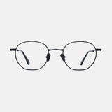 Knouun Round titanium glasses CODE. 101. A Black