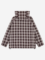 レギュラーチェックアノラック (BROWN)