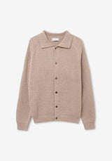 DW Button Collar Cardigan