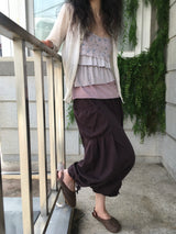 Floral Tiered Sleeveless Top