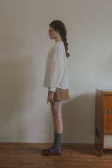 Inuf frill blouse_ivory