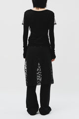 (W) Cloud Wrap Skirt (2color)