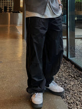 Piping Track Nylon Pants 5C