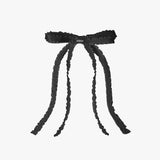 ダブルリボンヘアピン（ブラック）