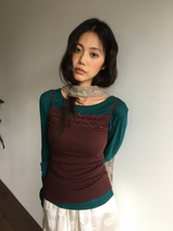 Reverse Rose Skirt (2color)