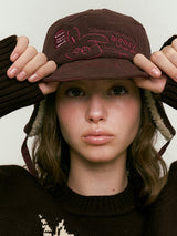 WITTY BUNNY FLEECE TROOPER HAT [BROWN]