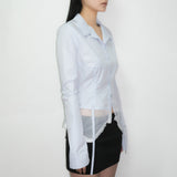 [MADE] Lace Garter Shirt 003
