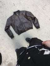 No.1604 high neck leather JK