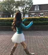 ラチェssダブルボタンニットcd