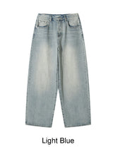 Cain Wide Washed Denim Pants