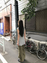 ワークカーゴパンツ (カーキ)