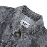 [24SS LSD COLLECTION] Dirty Washed Cotton Jacket_Dusty Black