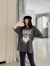 エンジェルレースレイヤードTシャツ