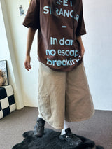 Ody Letter Graphic Oversized T-Shirt 4color